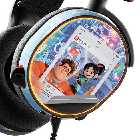 Disney Wreck-it Ralph and Vanellope Instagram Pose SteelSeries Arctis 3 Skin